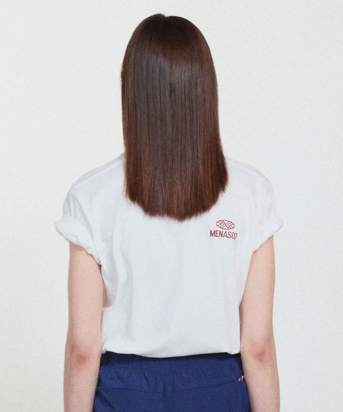 미나수(MENASOO) Right Track T Shirt_White