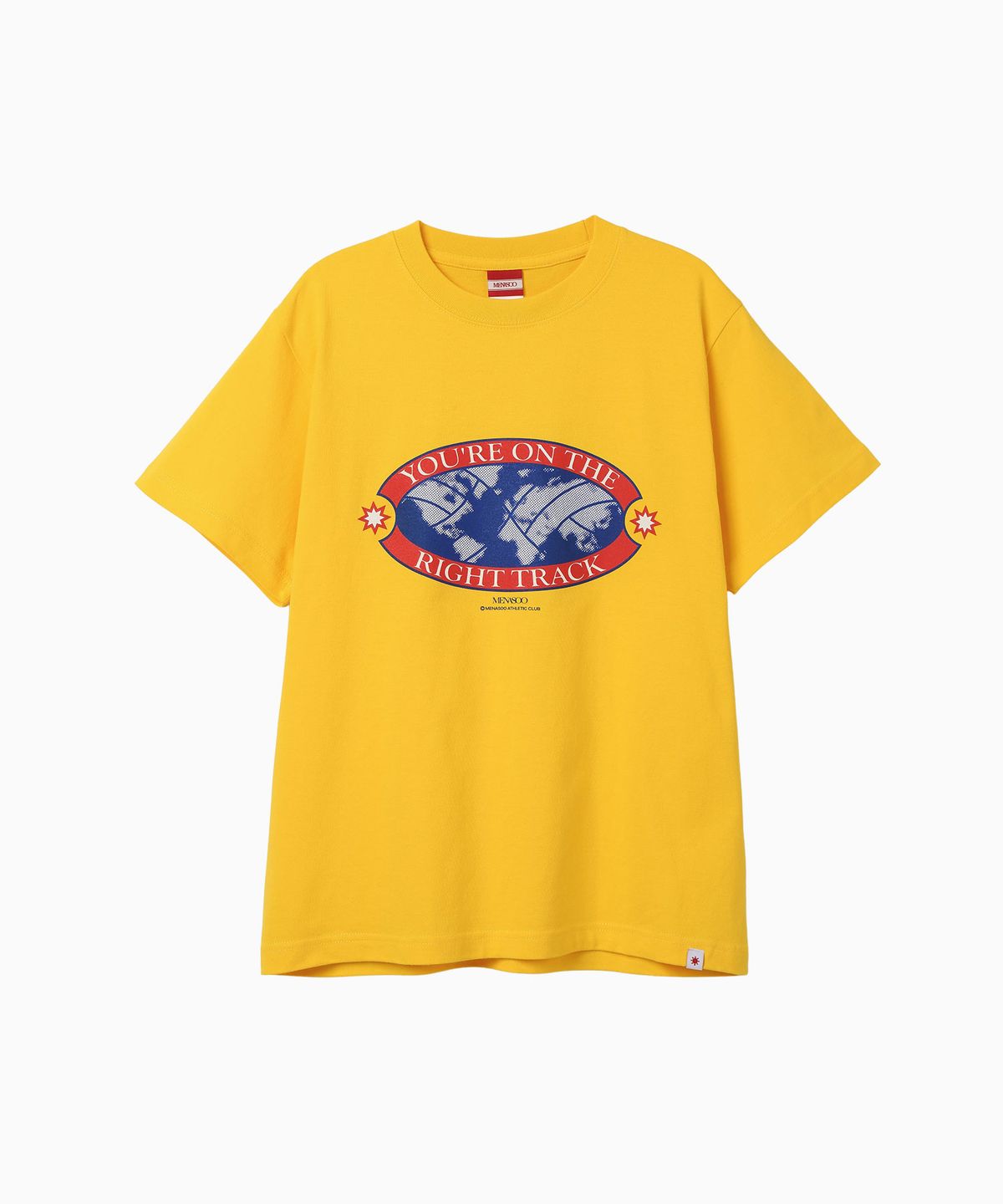 미나수(MENASOO) Right Track T Shirt_Yellow