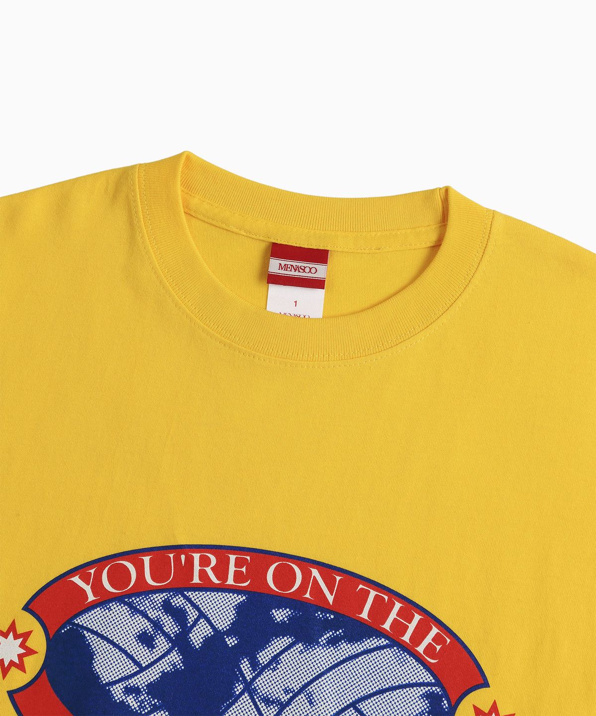 미나수(MENASOO) Right Track T Shirt_Yellow