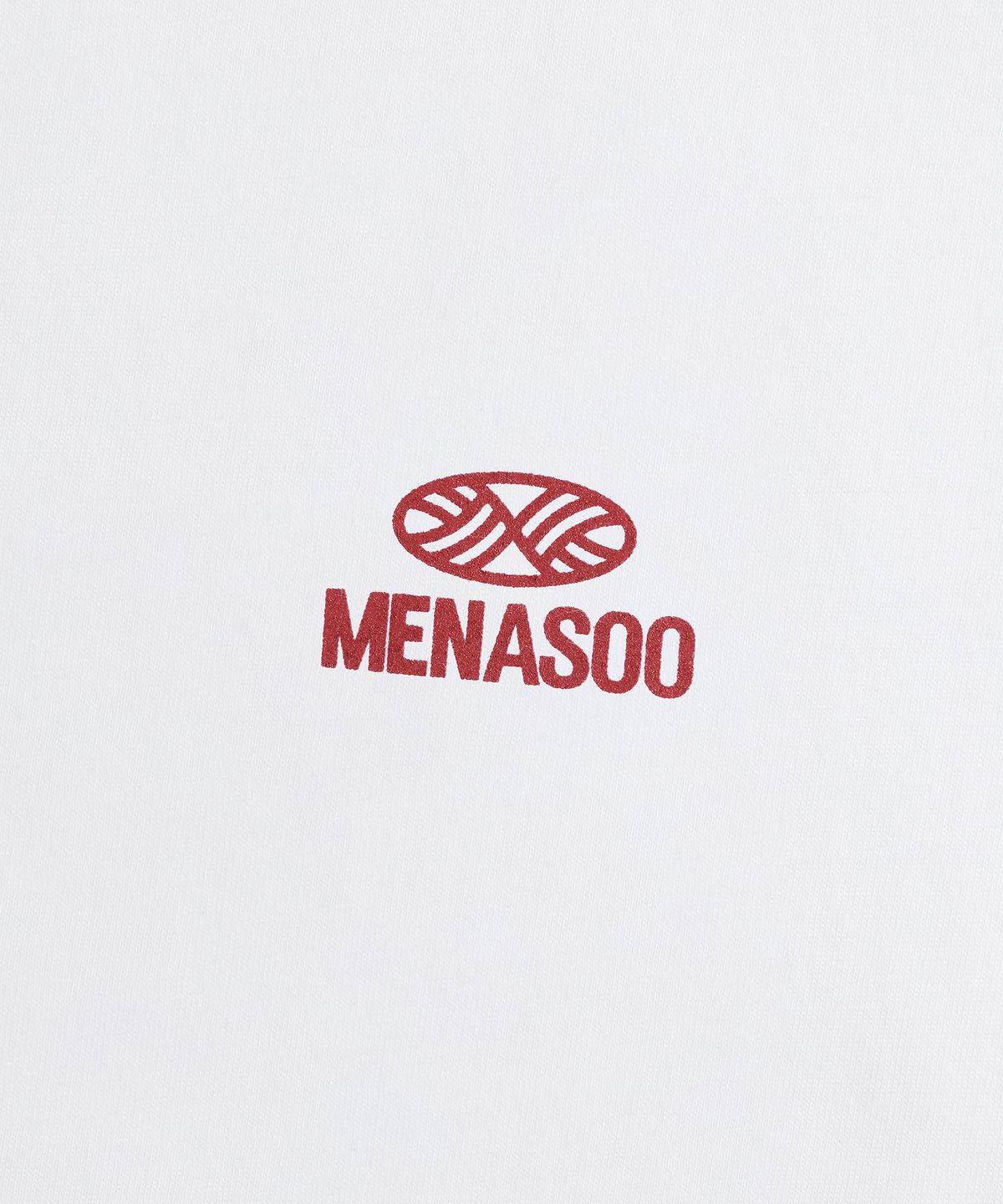 미나수(MENASOO) Wave Hearttrack Graphic T Shirt_White