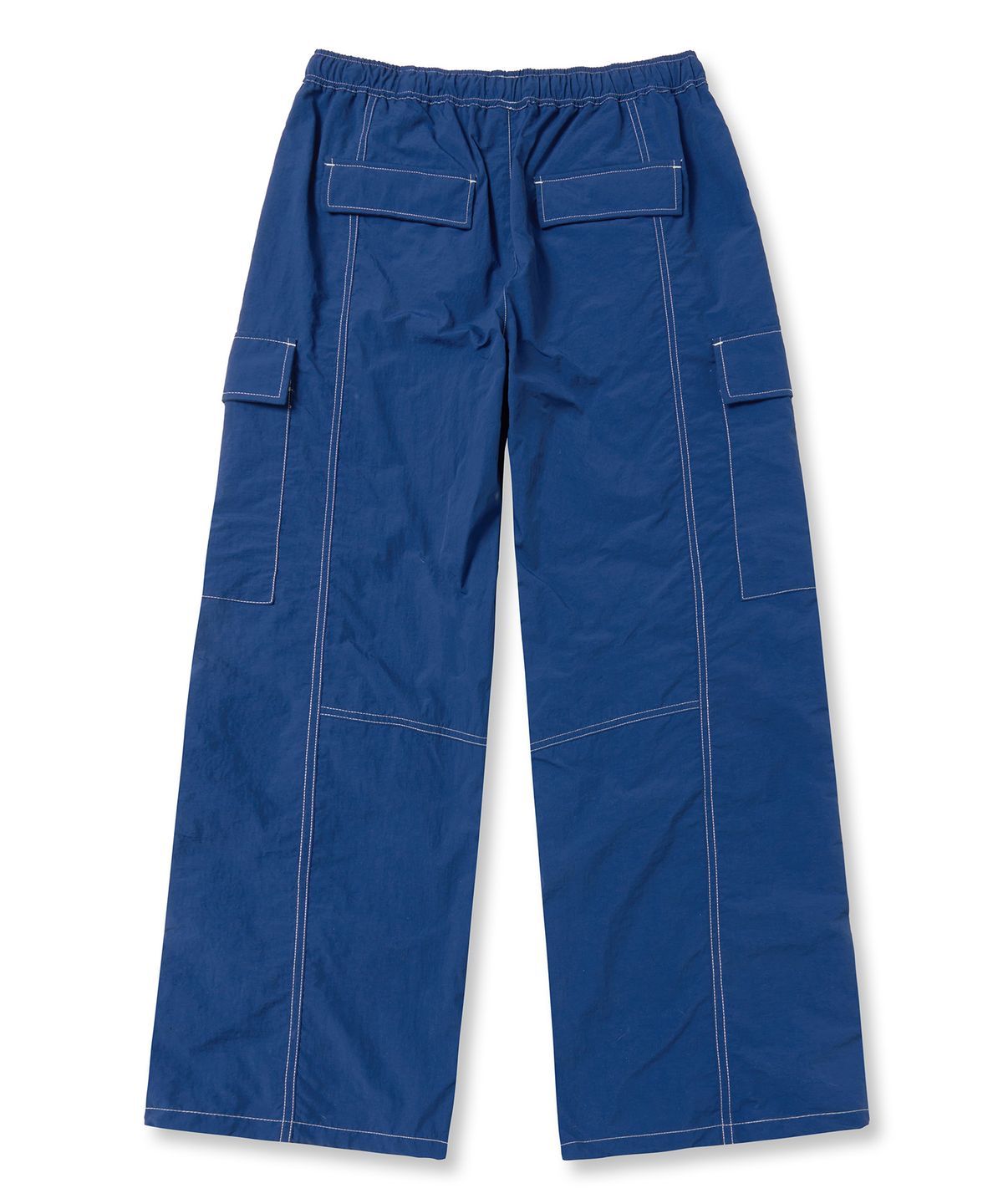 브라운브레스(BROWNBREATH) TAG NYLON STITCH CARGO PANTS - BLUE