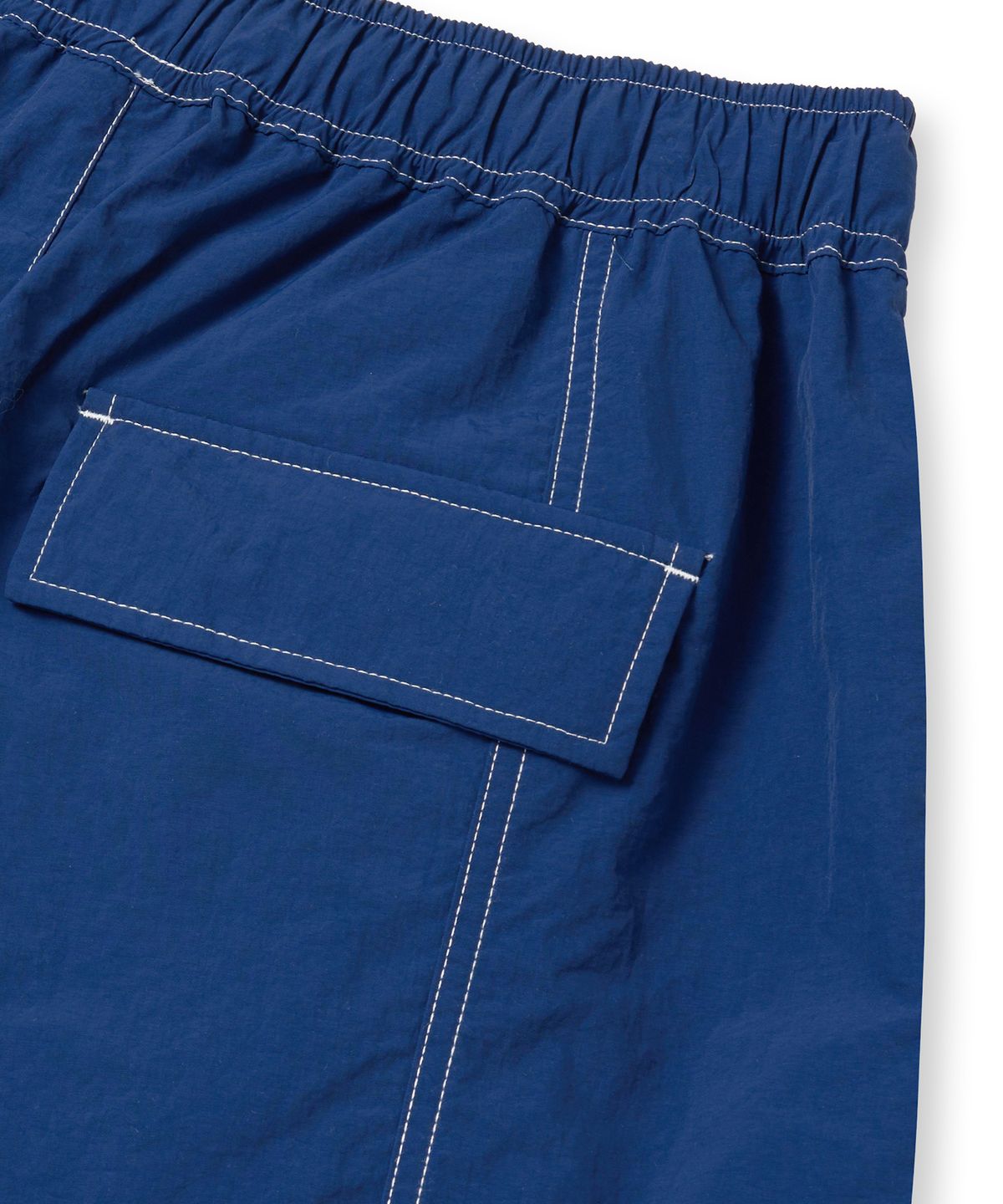 브라운브레스(BROWNBREATH) TAG NYLON STITCH CARGO PANTS - BLUE