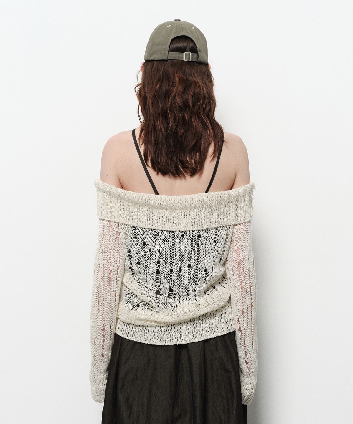 다이애그널(DIAGONAL) HERE COMES THE SUN CAP (brown)