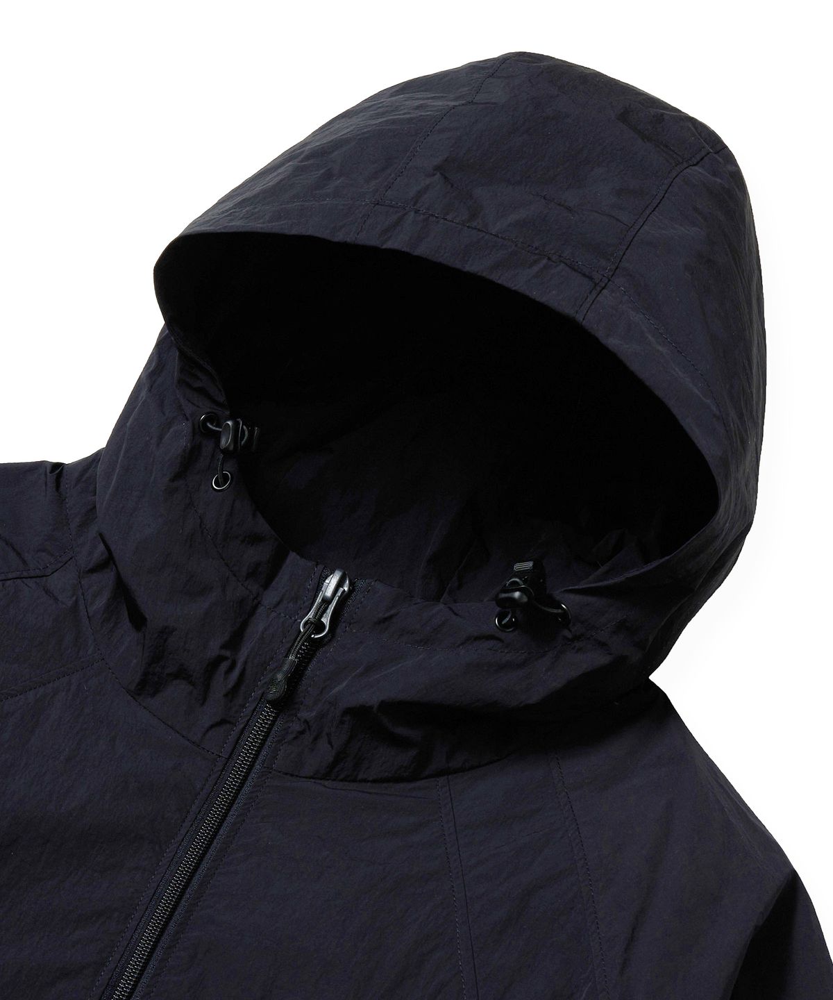 브라운브레스(BROWNBREATH) TAG NYLON RAGLAN JACKET - BLACK