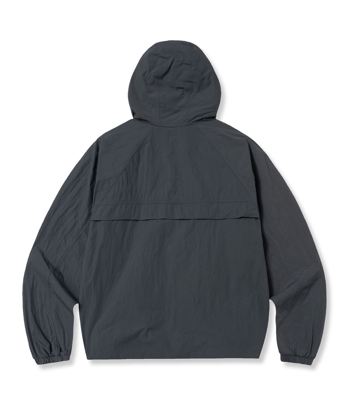 브라운브레스(BROWNBREATH) TAG NYLON RAGLAN JACKET - CHARCOAL