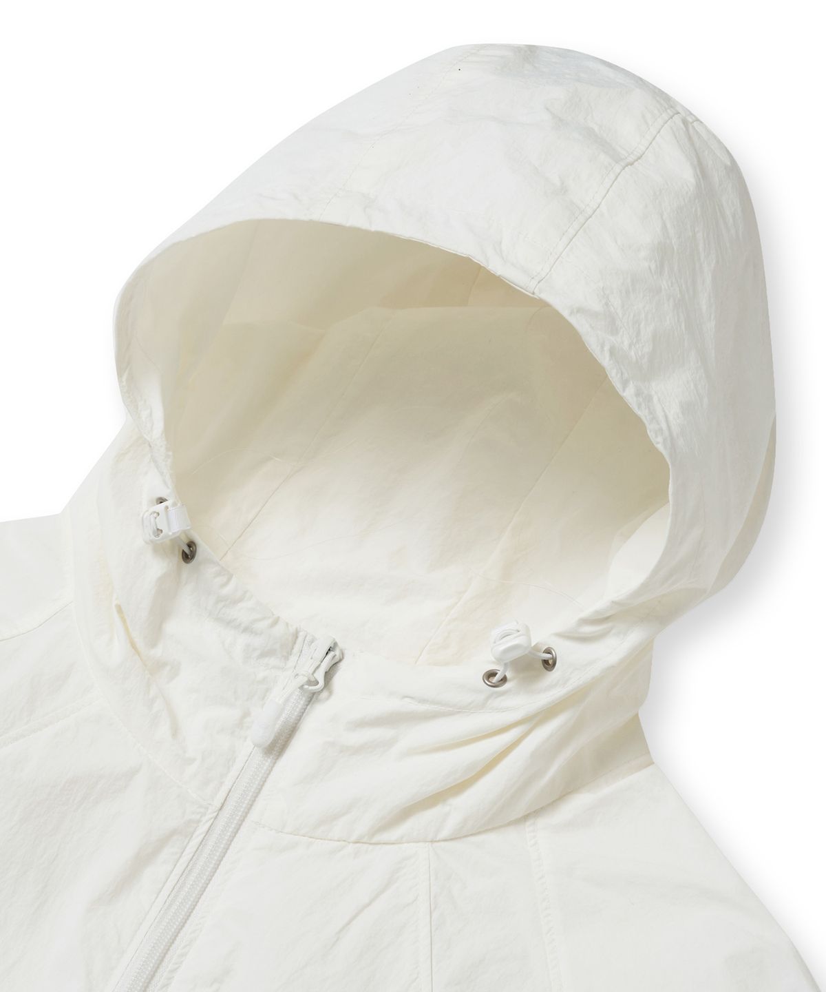 브라운브레스(BROWNBREATH) TAG NYLON RAGLAN JACKET - WHITE