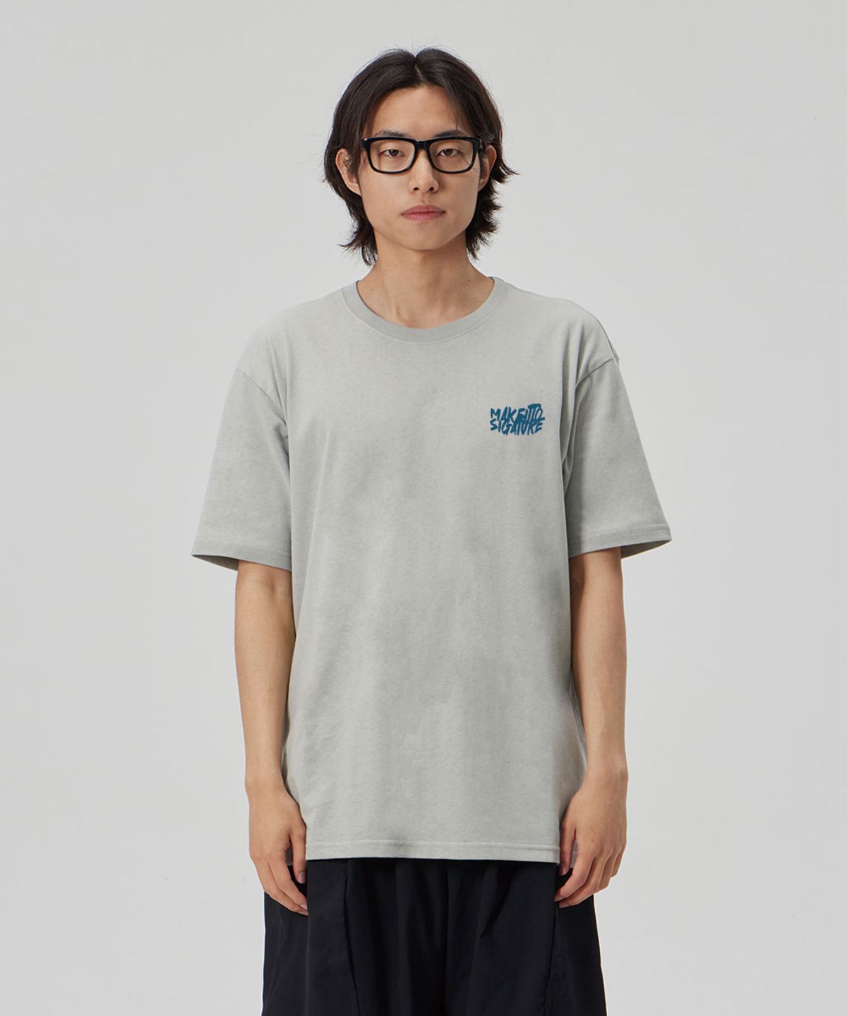 메이킷투(MAKEITTO) [GRAFFITI LOGO] CREW NECK TEE_MINT