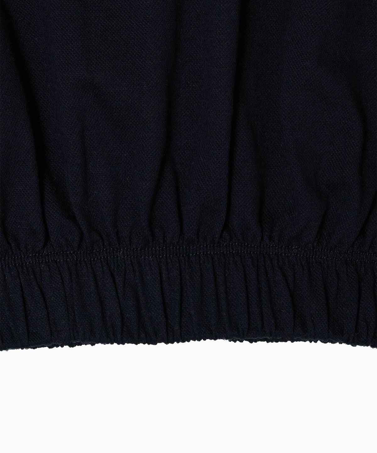 미나수(MENASOO) PK Crop Banding T Shirt_Navy