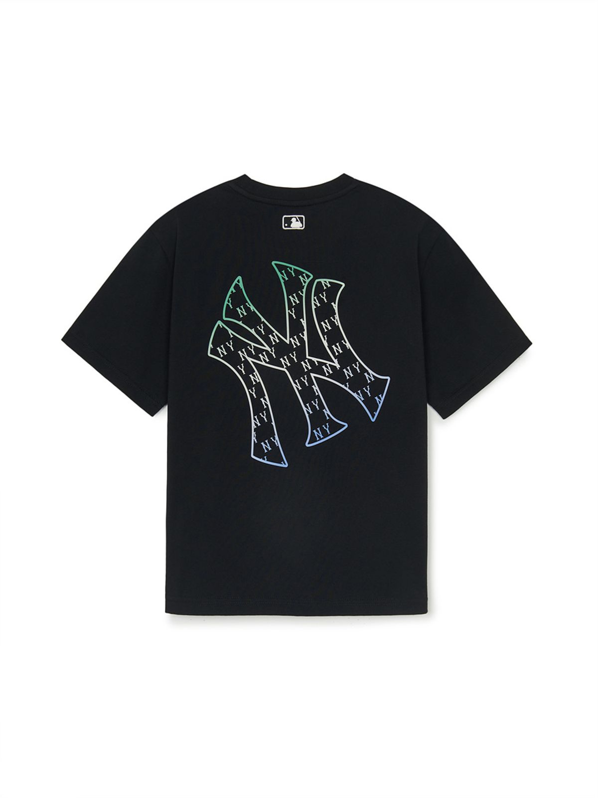 엠엘비 키즈(MLB KIDS) 클래식 모노그램 그라데이션 빅럭스 티셔츠 NY (Black)
