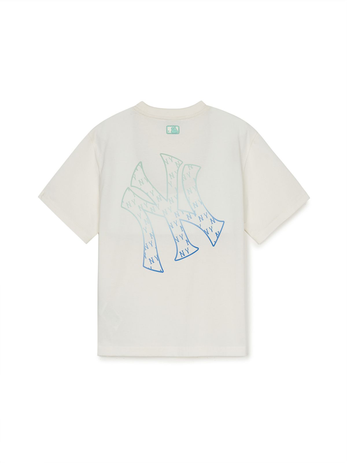 엠엘비 키즈(MLB KIDS) 클래식 모노그램 그라데이션 빅럭스 티셔츠 NY (Cream)