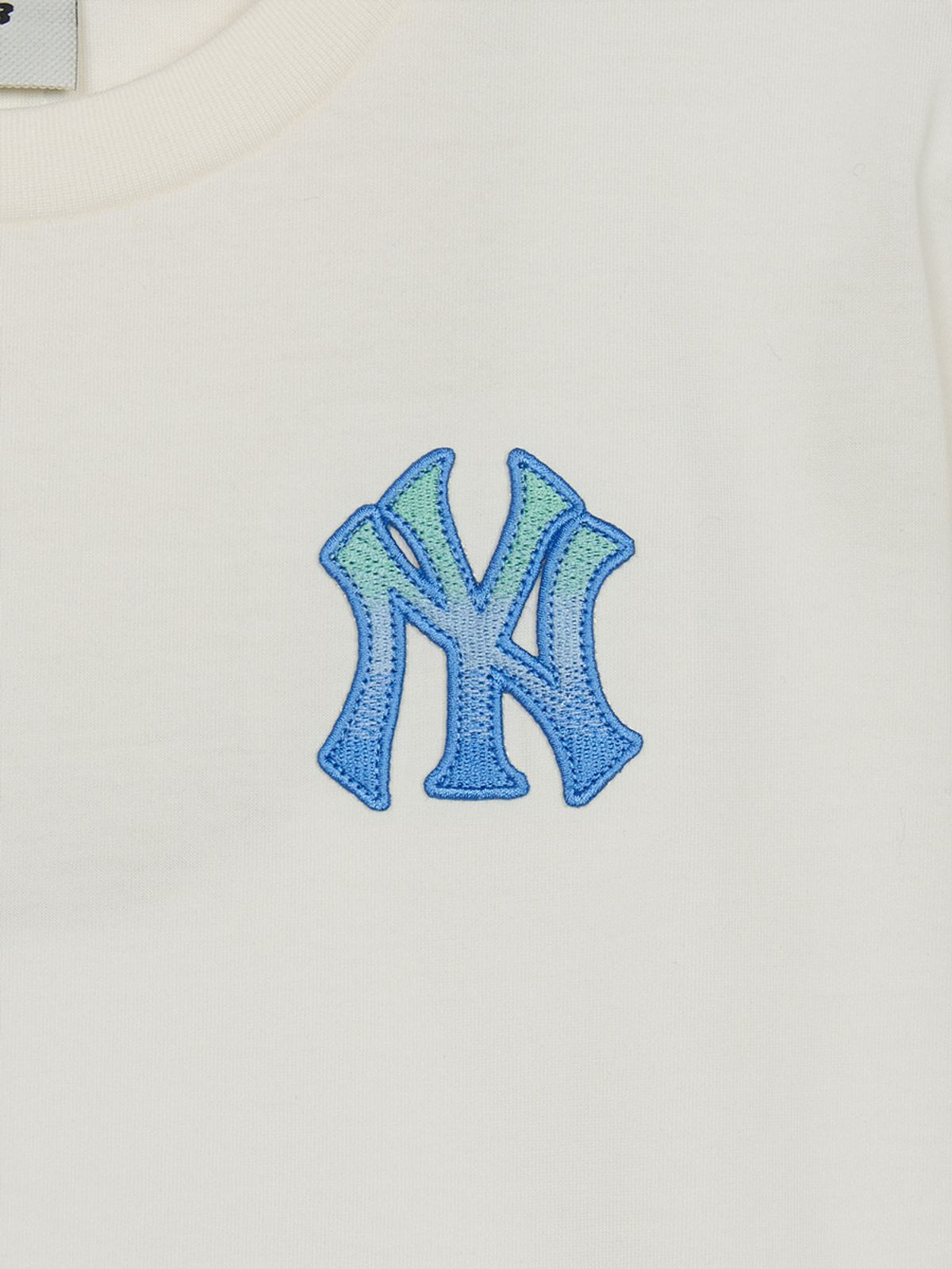 엠엘비 키즈(MLB KIDS) 클래식 모노그램 그라데이션 빅럭스 티셔츠 NY (Cream)