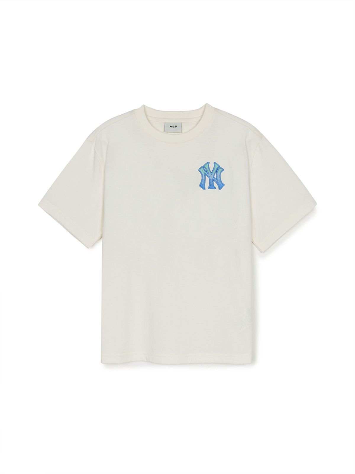 엠엘비 키즈(MLB KIDS) 클래식 모노그램 그라데이션 빅럭스 티셔츠 NY (Cream)