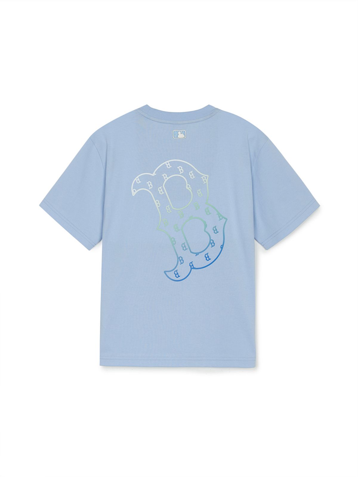엠엘비 키즈(MLB KIDS) 클래식 모노그램 그라데이션 빅럭스 티셔츠 BOS (L.SKY BLUE)