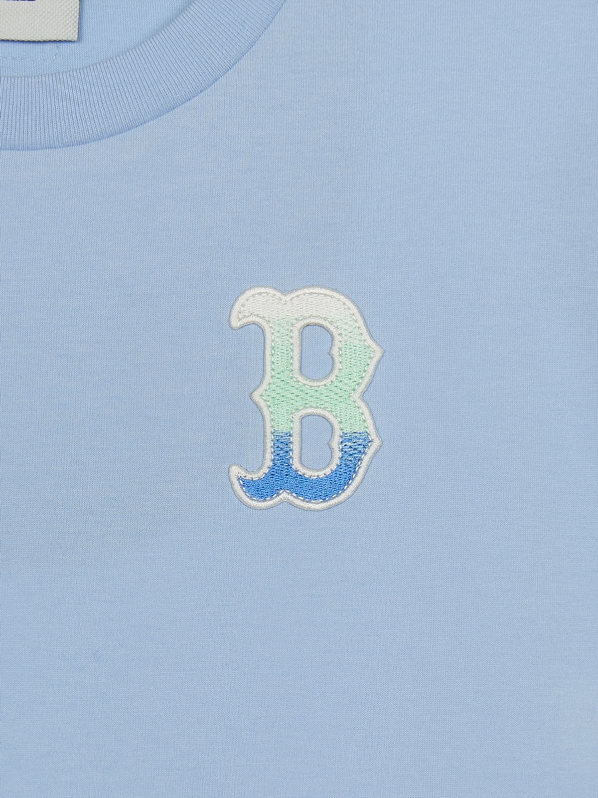 엠엘비 키즈(MLB KIDS) 클래식 모노그램 그라데이션 빅럭스 티셔츠 BOS (L.SKY BLUE)