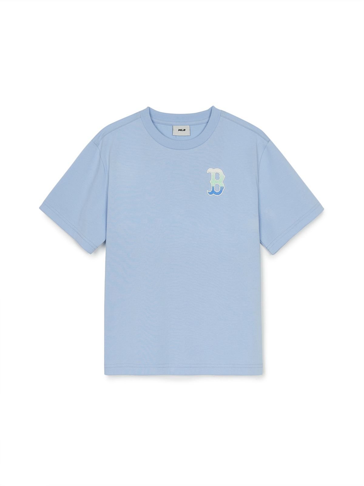 엠엘비 키즈(MLB KIDS) 클래식 모노그램 그라데이션 빅럭스 티셔츠 BOS (L.SKY BLUE)
