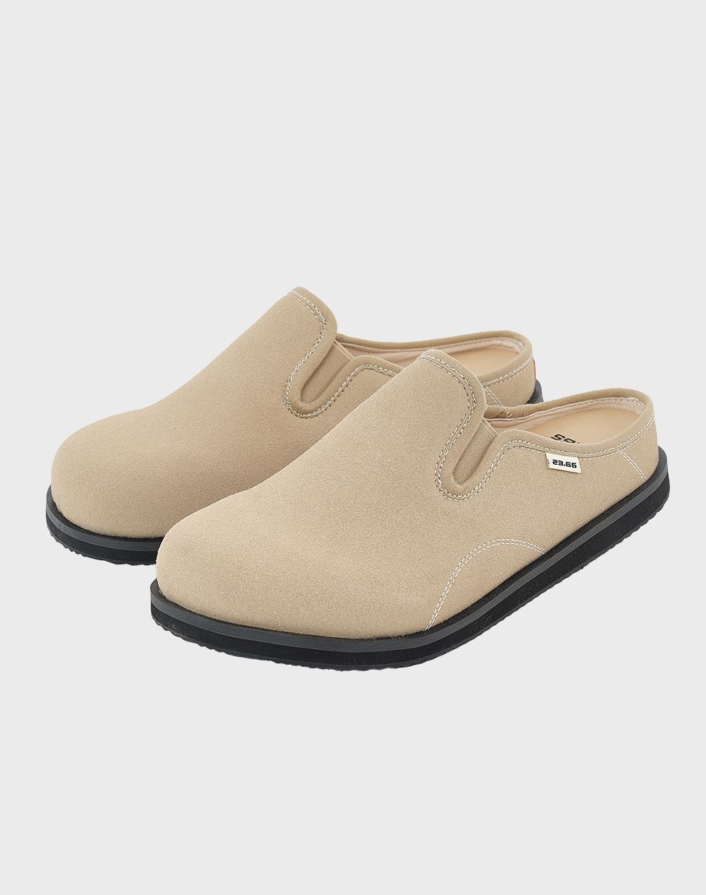 【23.65】25SS★ POLKA3 S/S SLIPPERS MUSINSA | 23.65 Polka3 S/S Suede Slippers - Deep Beige