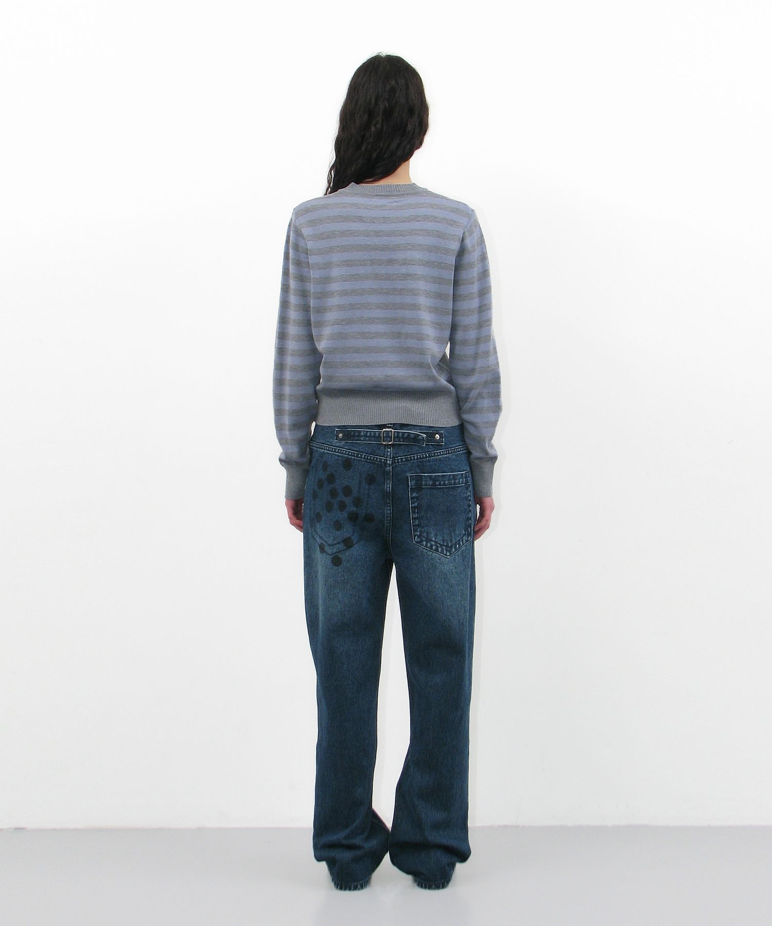 PARTIMENTO WOMEN ドット デニム PARTIMENTO WOMEN ドット デニム PARTIMENTO WOMEN ドット デニム