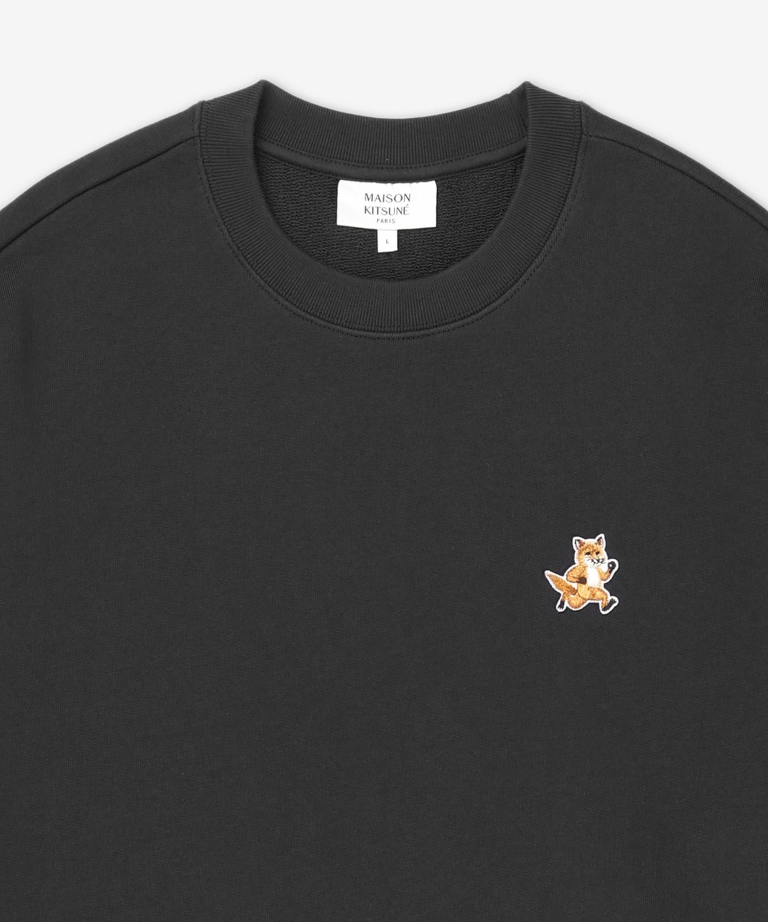 MUSINSA | MAISON KITSUNE Speedy Fox Patch Comfort Man to Man