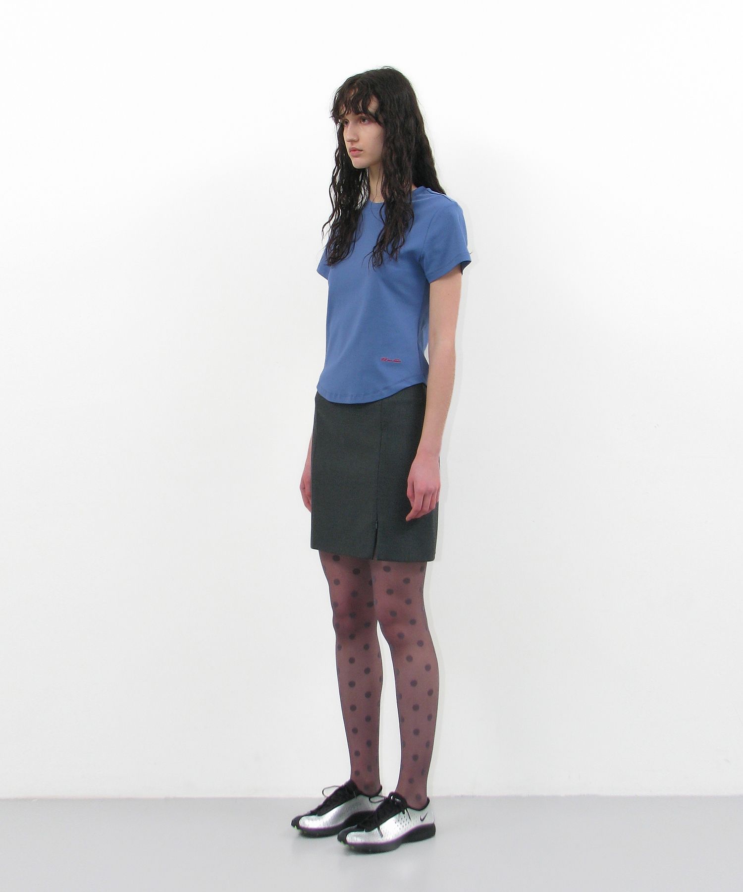 PARTIMENTO WOMAN ♥ PW 90s SHORT SLEEVE TEE /追跡付 MUSINSA公式 | PARTIMENTO WOMEN PW 90s Short Sleeve Tee_Blue