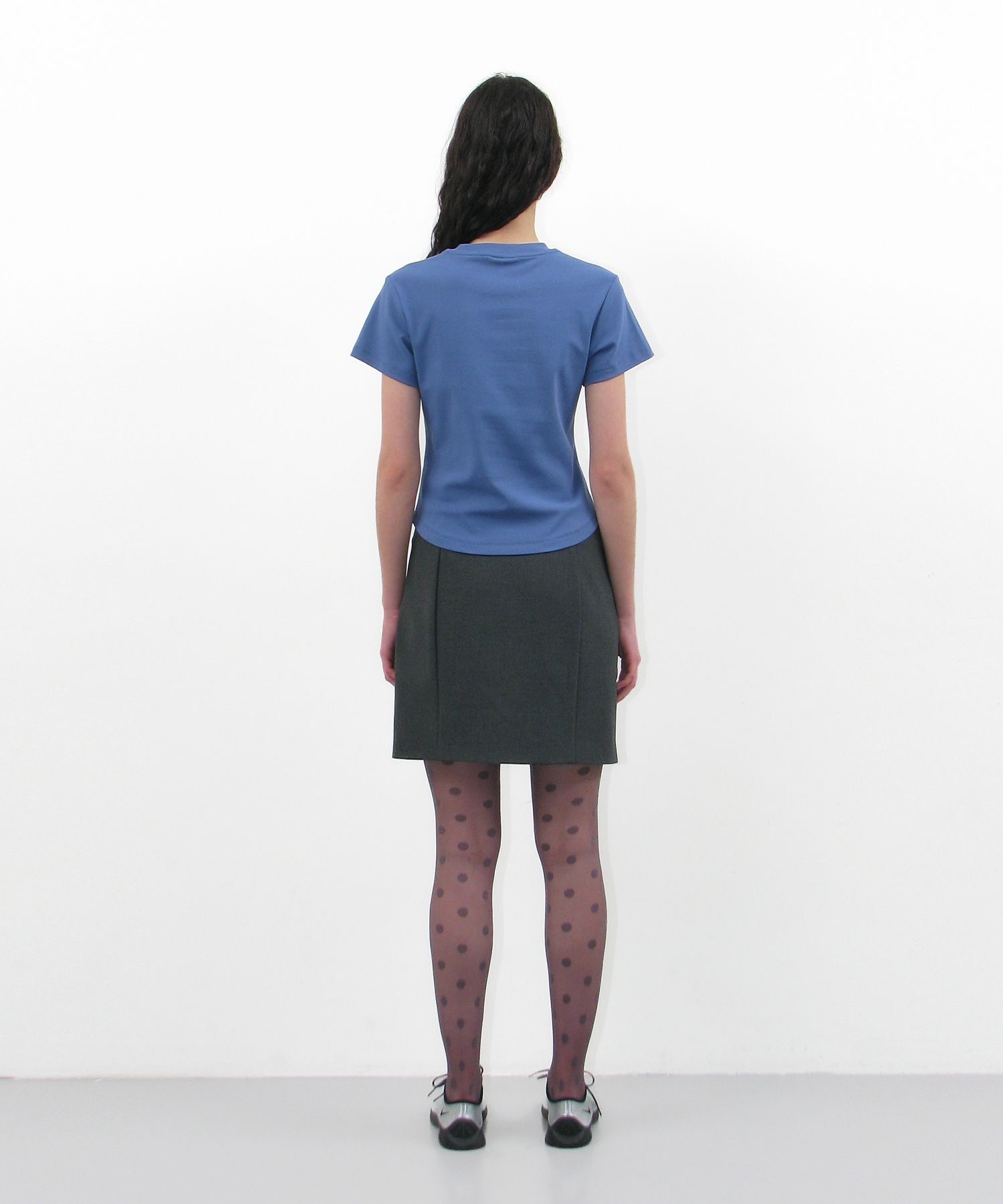 MUSINSA | PARTIMENTO WOMEN PW 90s Short Sleeve Tee_Blue