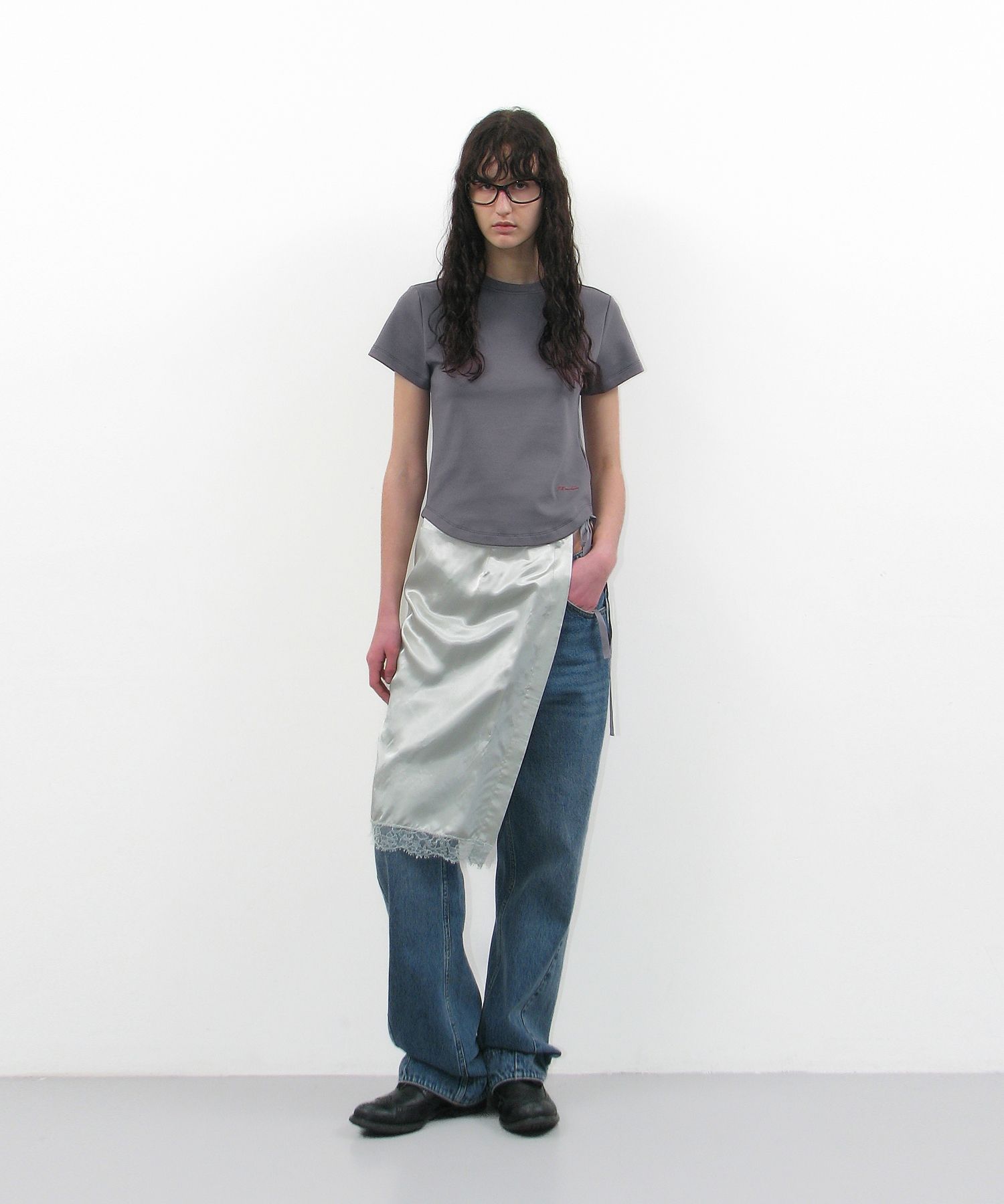 【PARTIMENTO】PW 90S SHORT SLEEVE TEE MUSINSA公式 | PARTIMENTO WOMEN PW 90s short sleeve tee_black