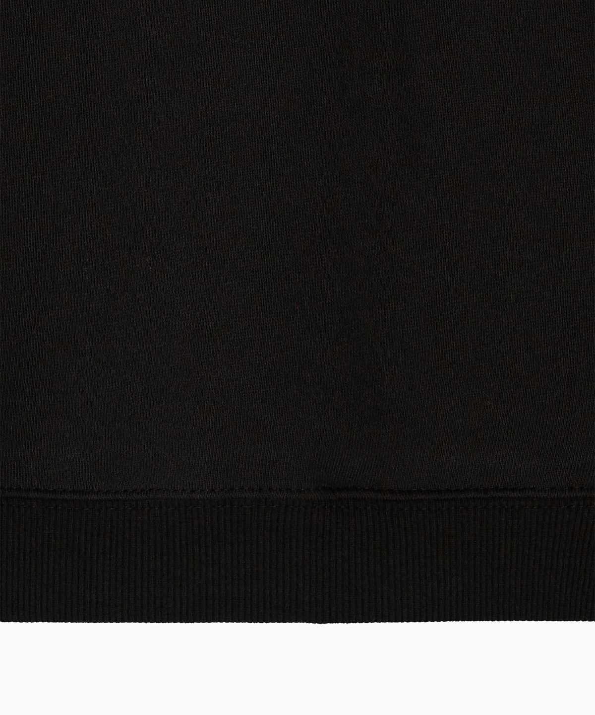 미나수(MENASOO) Track Volume Point Round Sweatshirt_Black