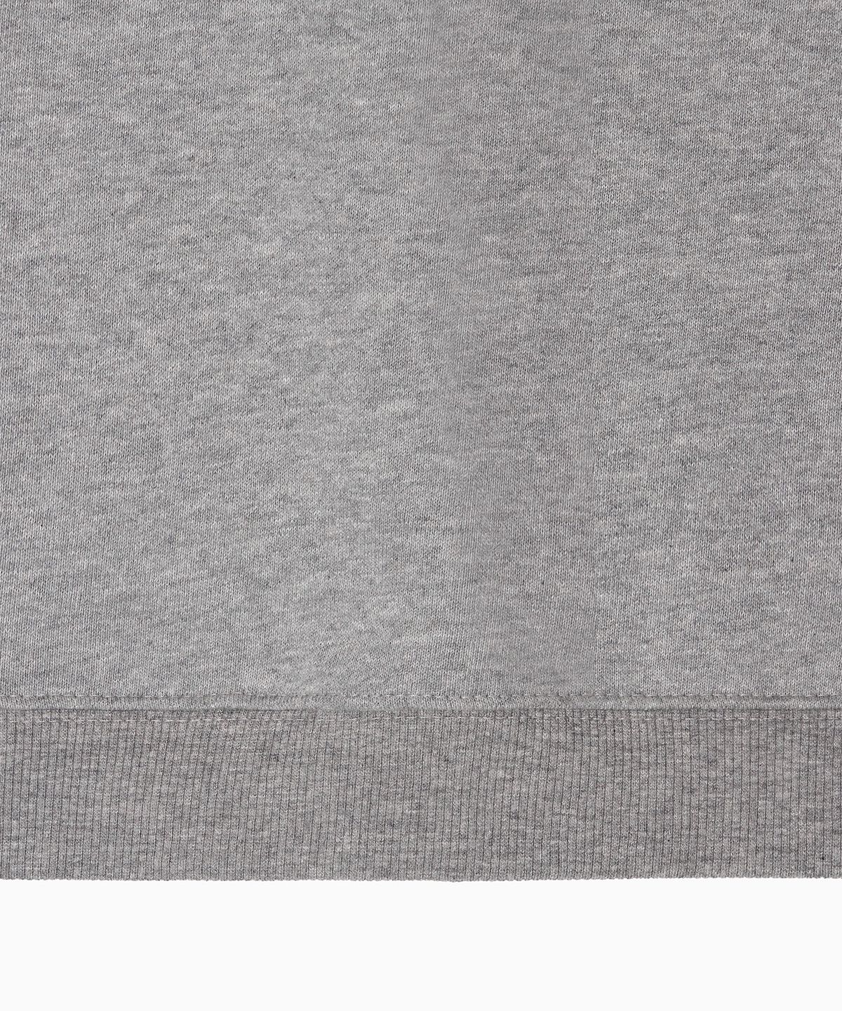 미나수(MENASOO) Track Volume Point Round Sweatshirt_Melange Gray