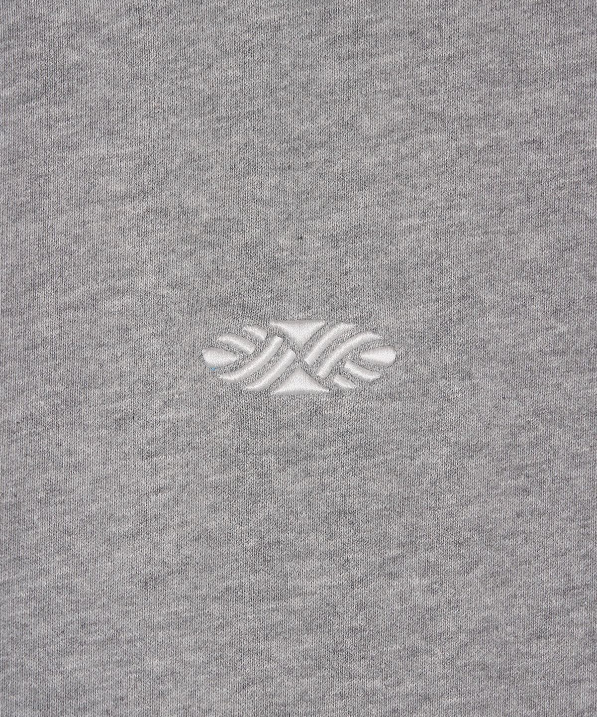 미나수(MENASOO) Track Volume Point Round Sweatshirt_Melange Gray