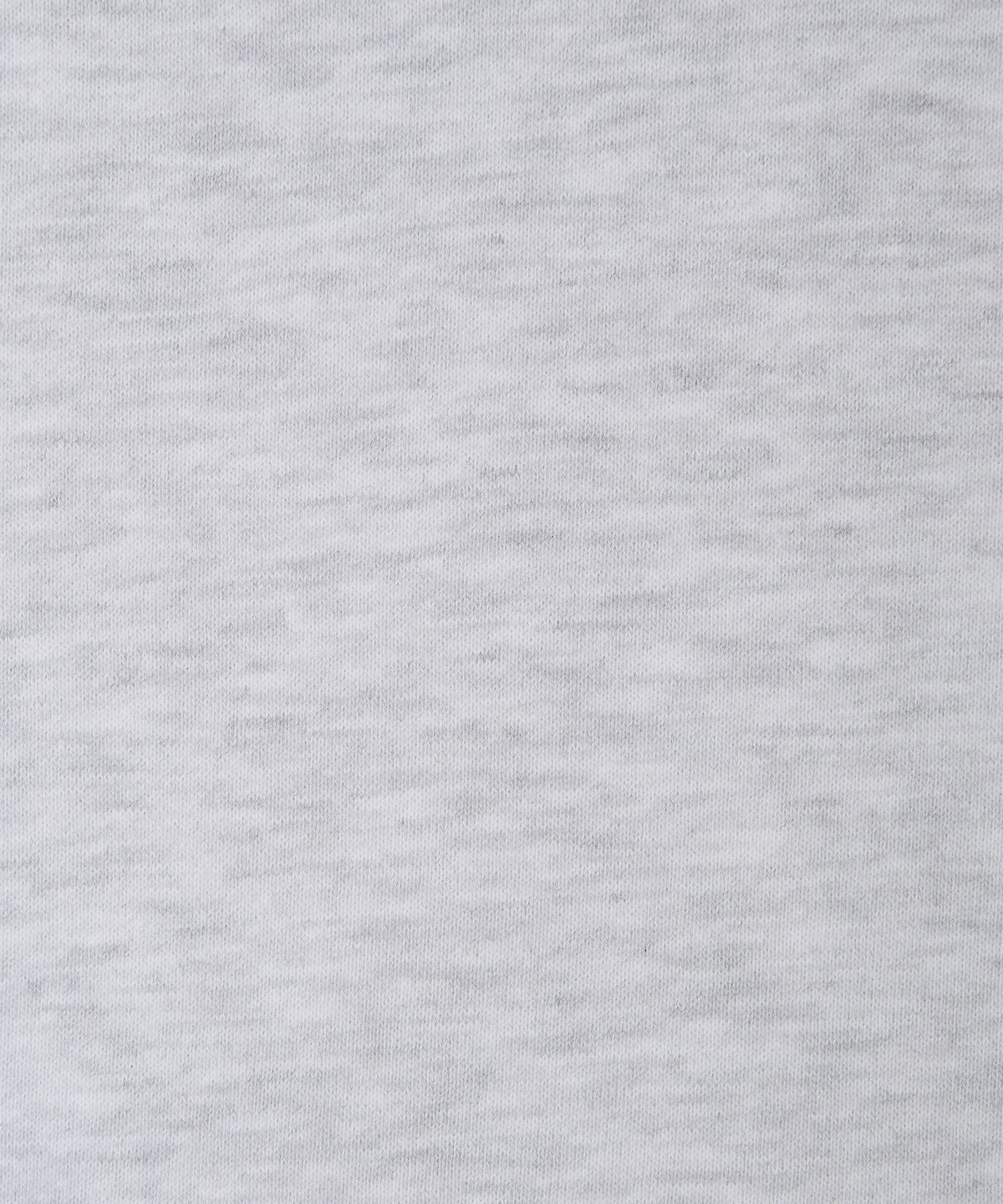 미나수(MENASOO) Track Volume Point Round Sweatshirt_Melange White