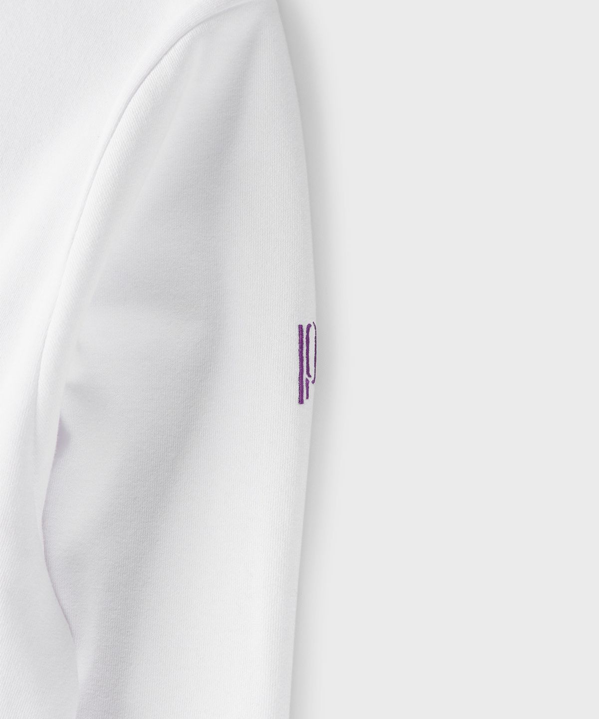 빠니깔레(PANICALE) 화이트 코튼 스판 로고 티셔츠
