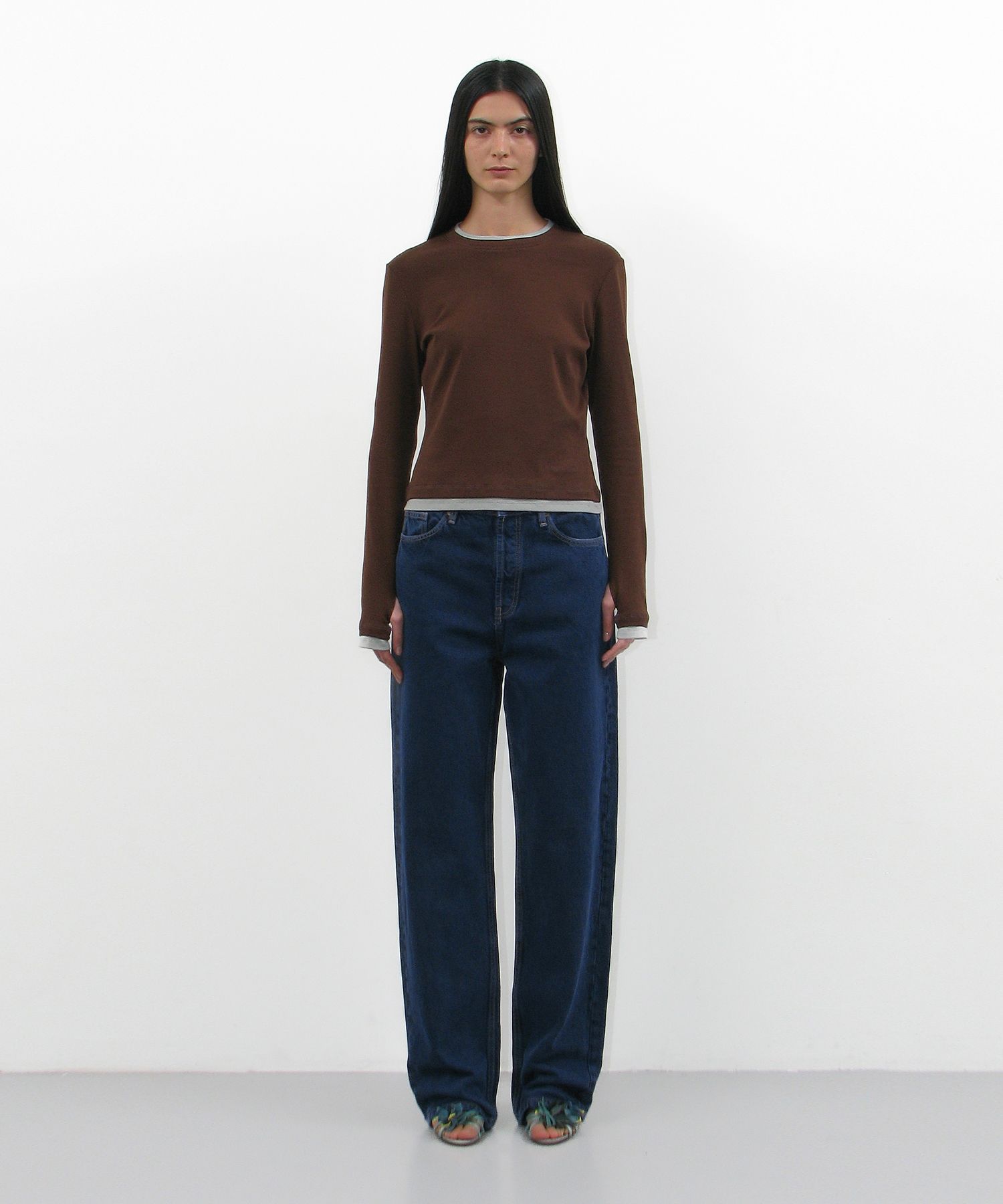 MUSINSA | PARTIMENTO WOMEN PW Double Layered Long Sleeve