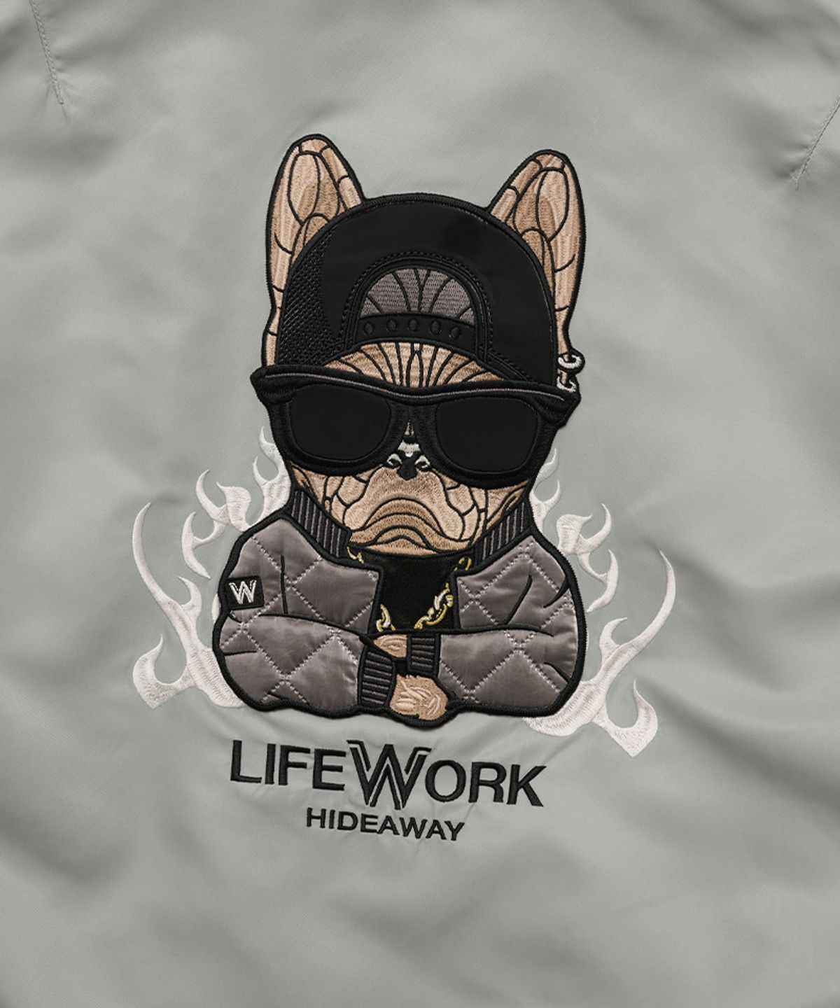 라이프워크(LIFEWORK) 파이어 힙독 MA-1 자켓