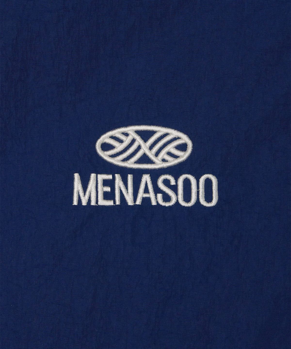 미나수(MENASOO) Highneck Hood Vest_Navy