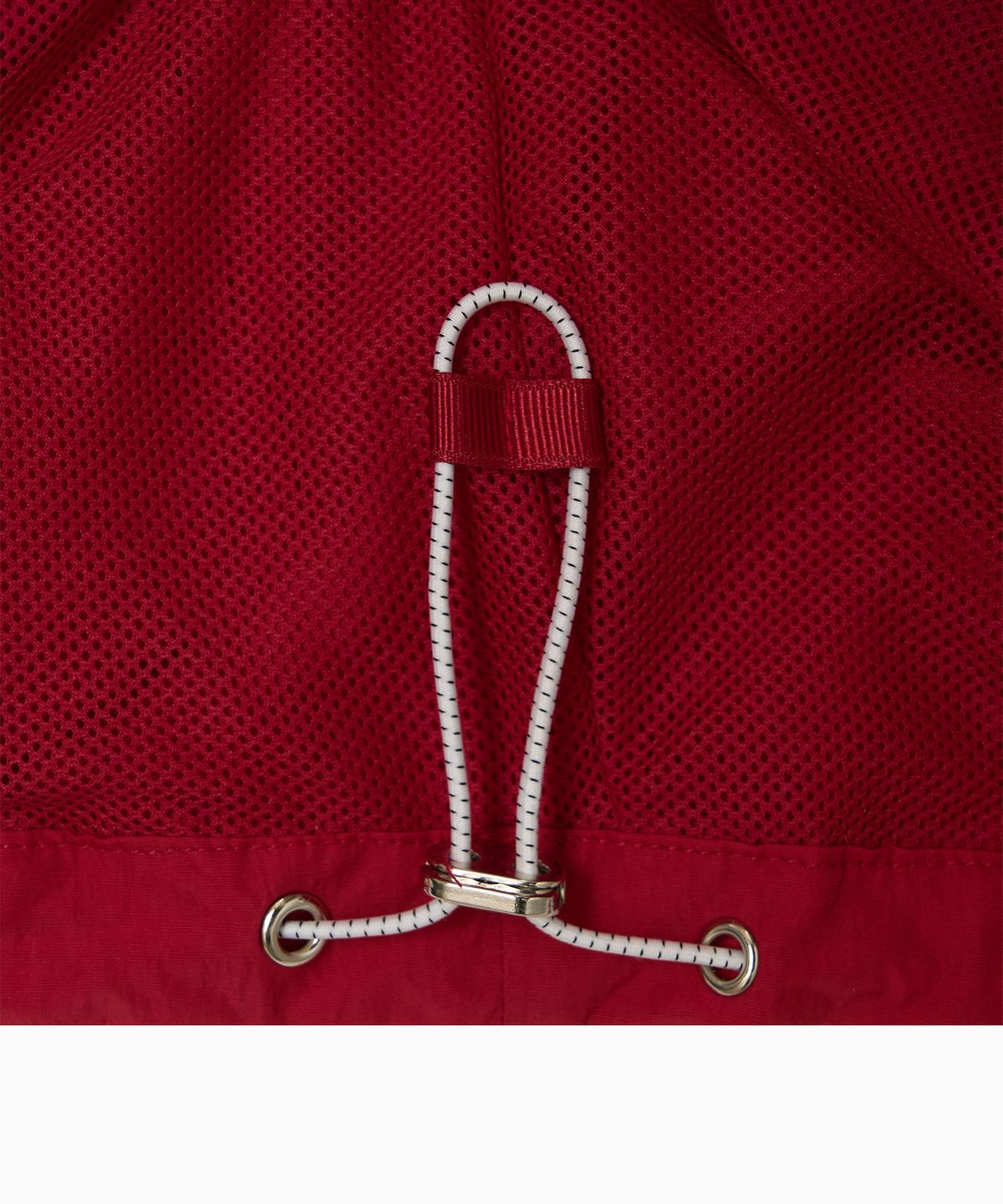 미나수(MENASOO) Highneck Hood Vest_Red