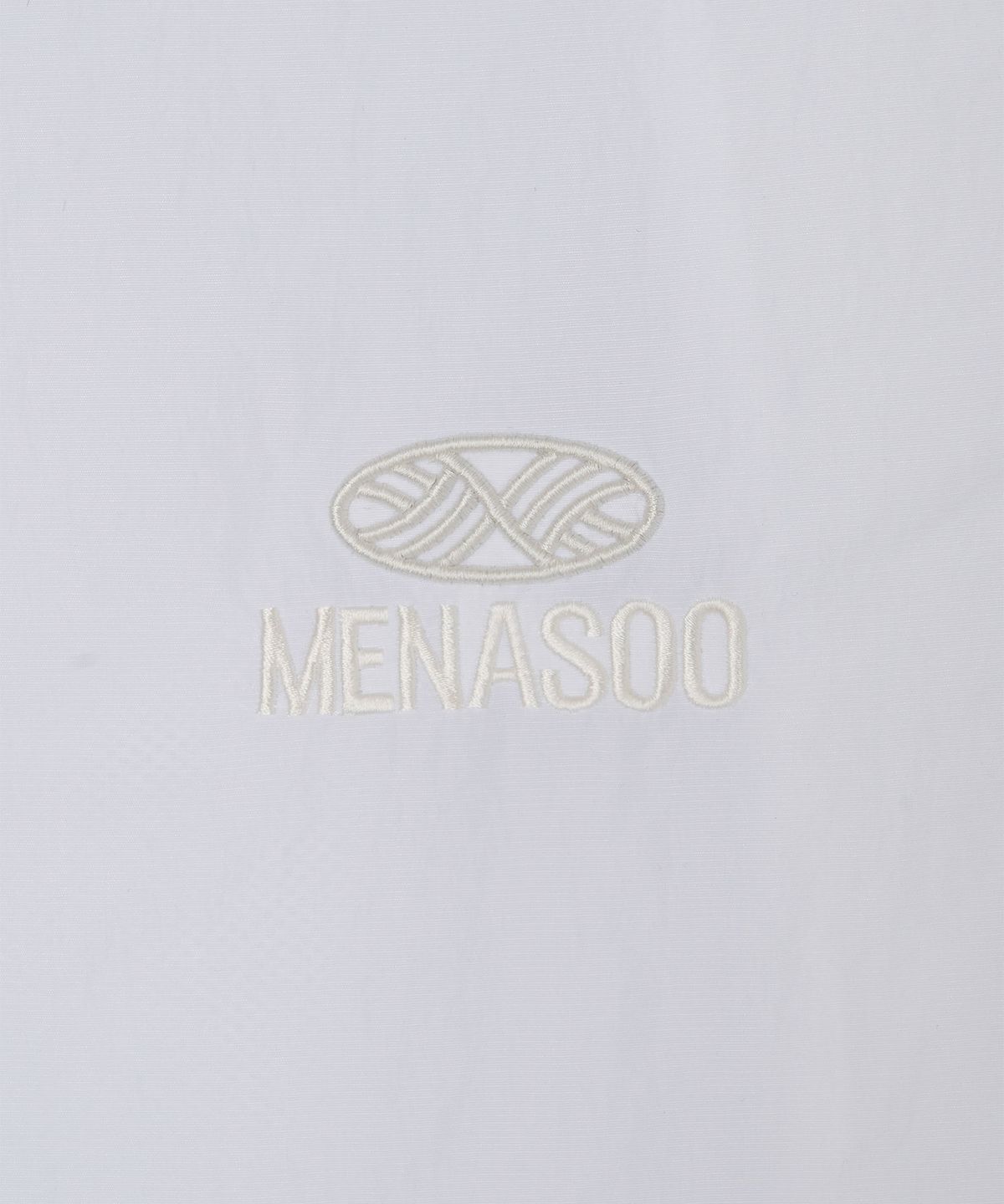 미나수(MENASOO) Highneck Hood Vest_White