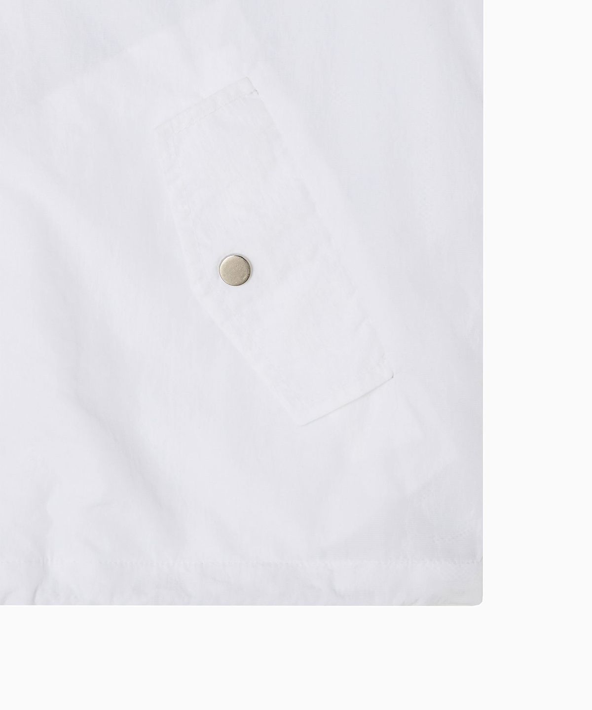 미나수(MENASOO) Highneck Hood Vest_White