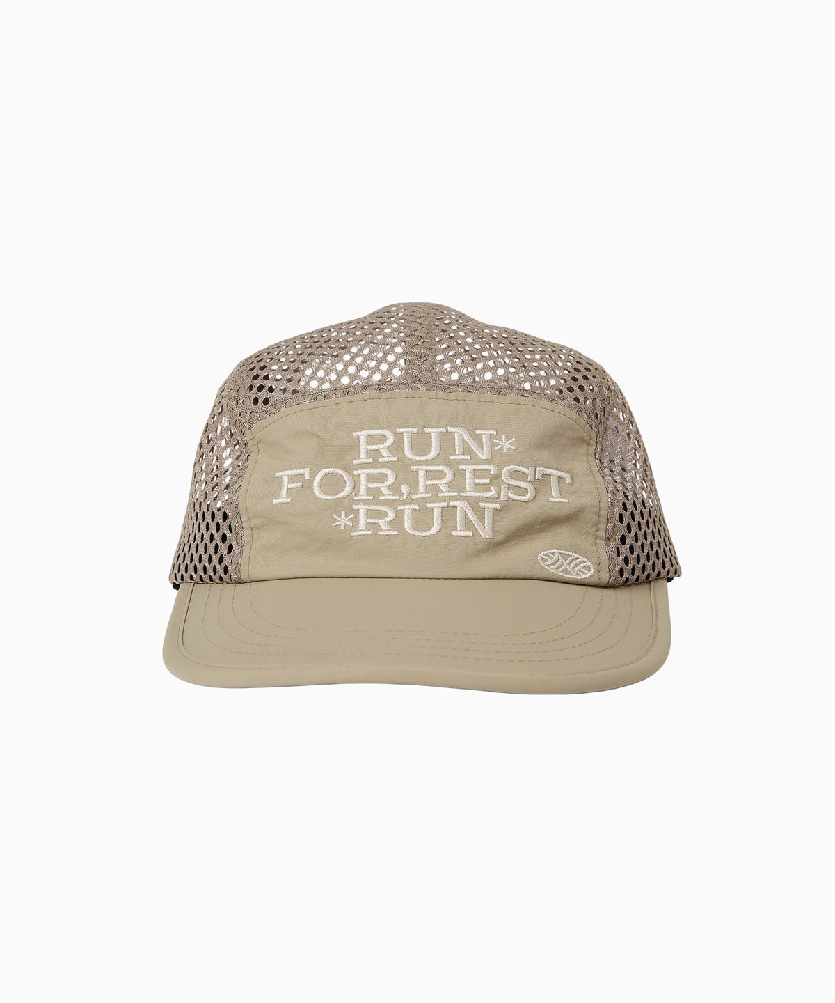미나수(MENASOO) Run For Rest Run Mesh Camp Cap_Beige