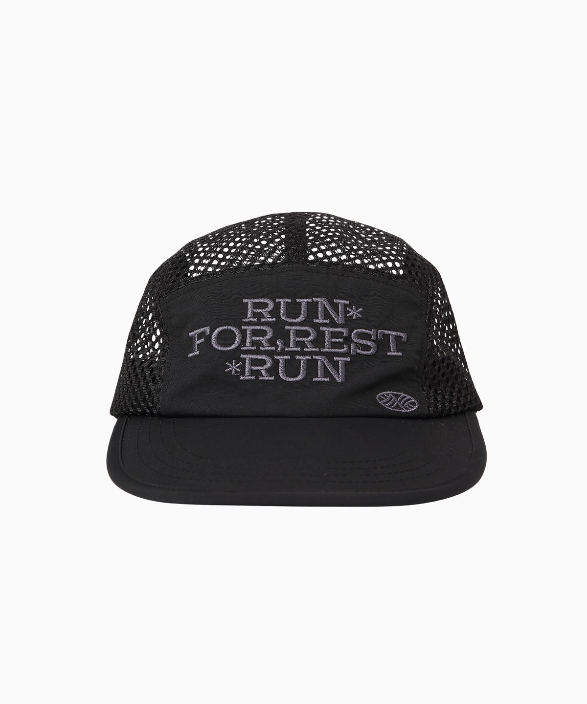 미나수(MENASOO) Run For Rest Run Mesh Camp Cap_Black