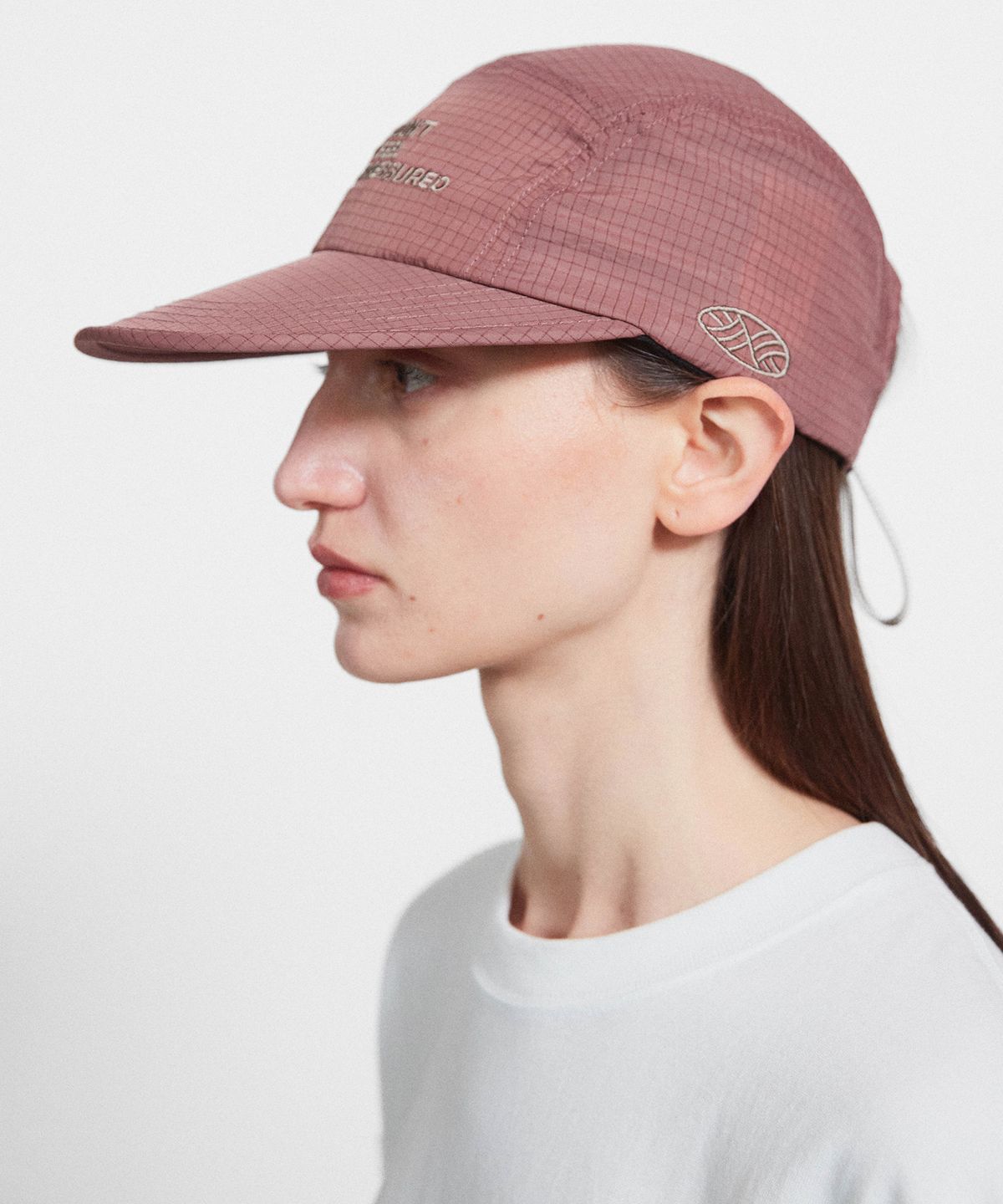 미나수(MENASOO) Dont Feel Pressured Rip Camp Cap_Brick