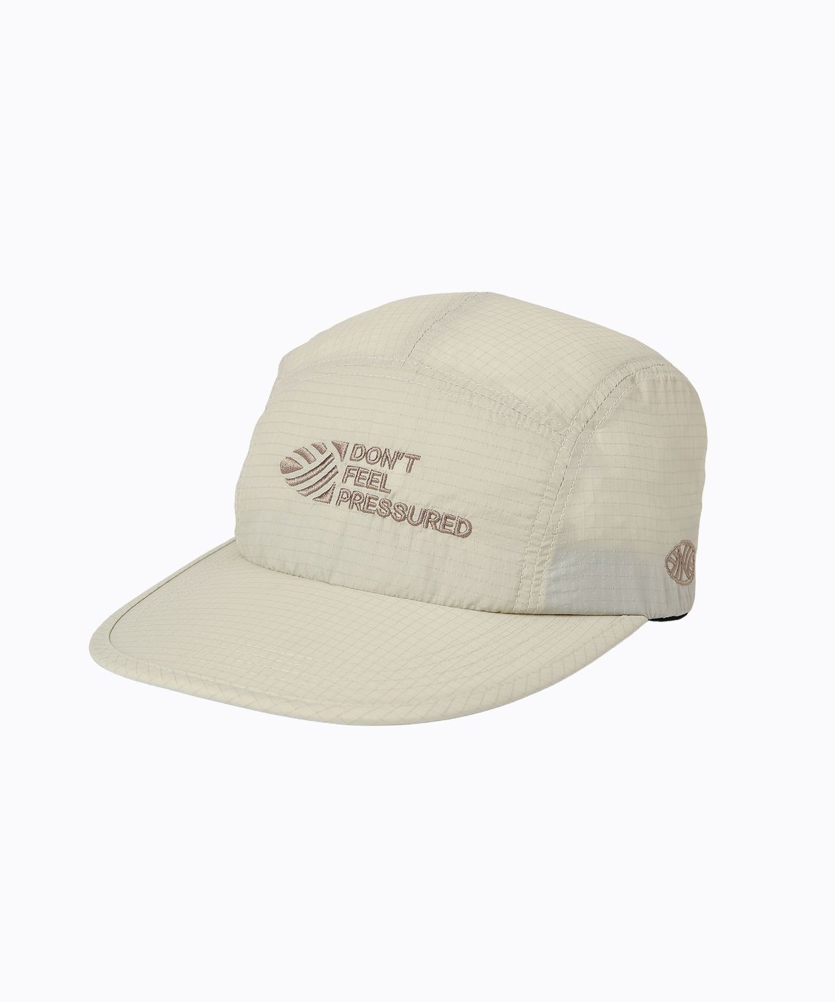 미나수(MENASOO) Dont Feel Pressured Rip Camp Cap_Light Khaki