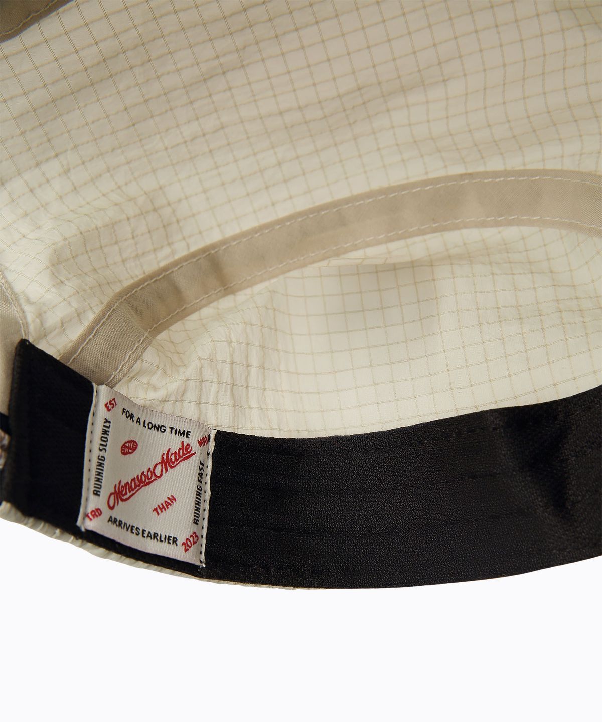 미나수(MENASOO) Dont Feel Pressured Rip Camp Cap_Light Khaki