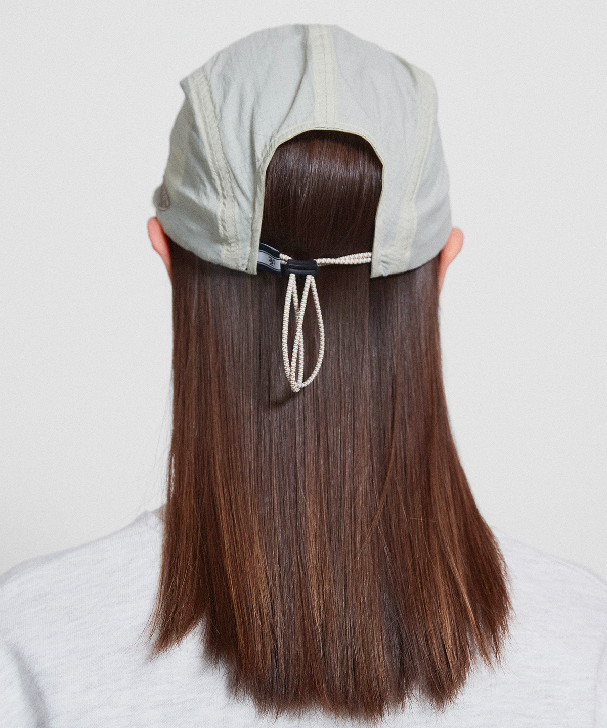 미나수(MENASOO) Dont Feel Pressured Rip Camp Cap_Light Khaki