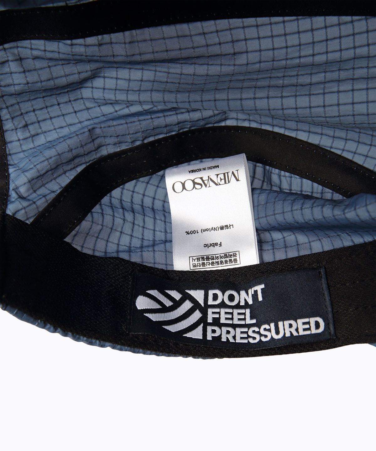 미나수(MENASOO) Dont Feel Pressured Rip Camp Cap_Navy