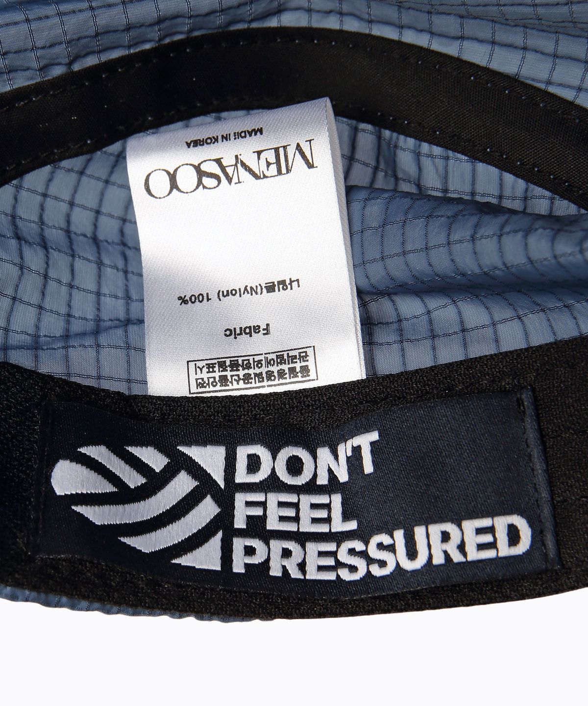 미나수(MENASOO) Dont Feel Pressured Rip Camp Cap_Navy