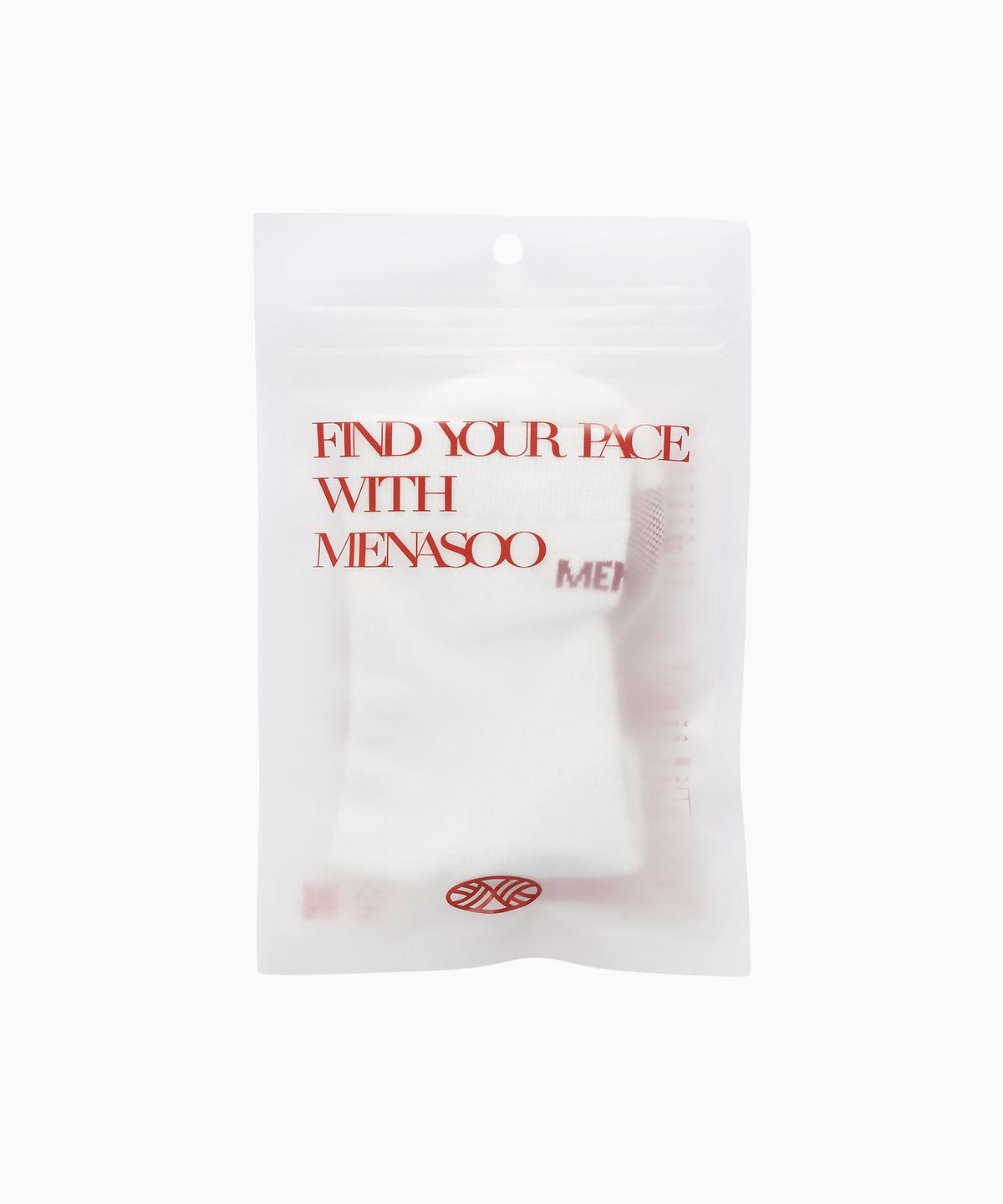 미나수(MENASOO) Menasoo Soft Runsocks_White