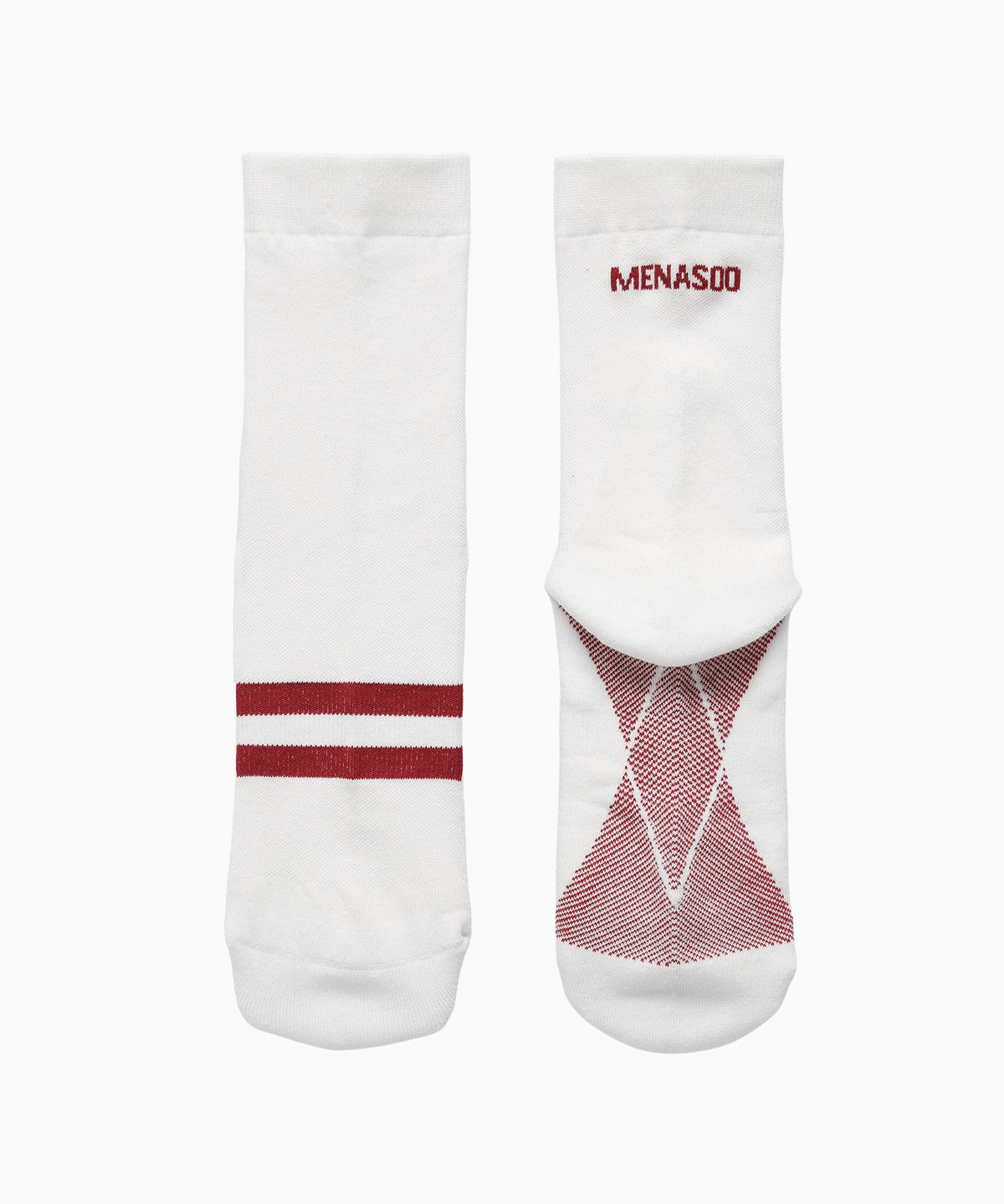 미나수(MENASOO) Menasoo Soft Runsocks_White
