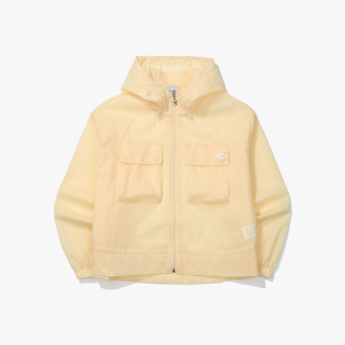 디아도라(diadora) 립스탑 시어 쉘 자켓 우먼 YELLOW