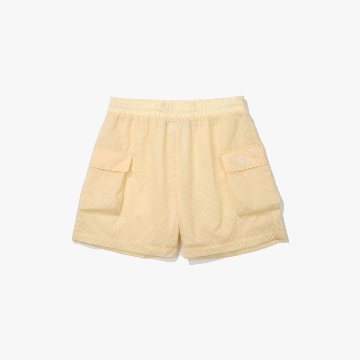 디아도라(diadora) 립스탑 시어 4부 쇼츠 우먼 YELLOW