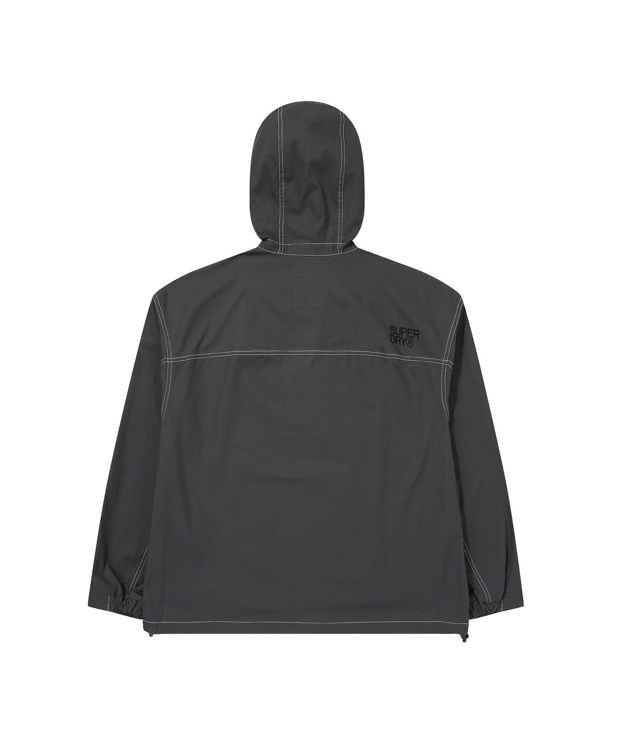 슈퍼드라이(SUPERDRY) 에센셜 윈드브레이커 자켓 베이지 챠콜