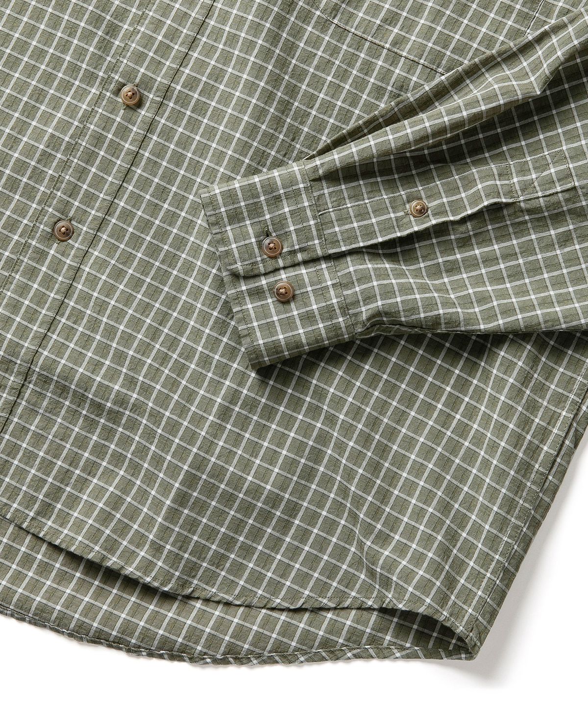 에스파이(ESFAI) S.C VINTAGE L/S SHIRTS (GREEN CHECK)